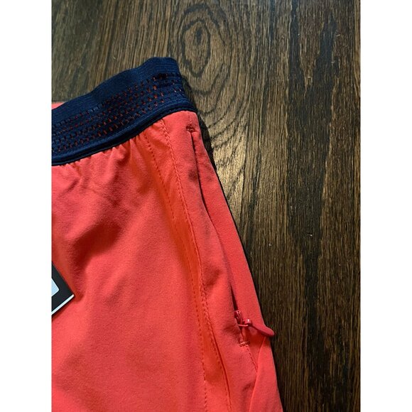 RHONE Swift Running Shorts Lined Red Stretch Anti-Odor 4" Inseam Men's Size XXL - Picture 3 of 10